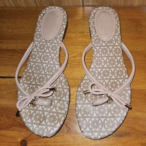 Kate Spade spade charm flip flops